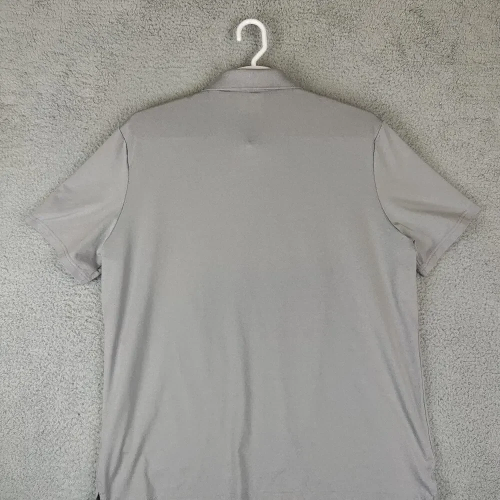 POLO RALPH LAUREN Performance Polo Men Size XL Short Sleeve Gray Shirt